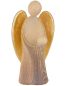 Preview: Schutzengel Figur mit Kind 15 cm holzgeschnitzt, Rustico
