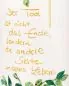 Preview: Trauerkerze 230x80 mm RAL mit Efeu und goldener Schrift