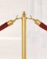 Preview: Seilständer Messing 89 cm beidseitig mit Haken