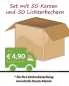 Preview: 50 Friedenslichter mit Becher RAL Kerzen 60 x 50 mm