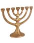 Preview: Menorah 22 x 29 cm solide Bronze 7-armiger Leuchter