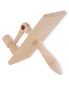 Preview: Karfreitagsklapper 23 x 9 cm solides Buchenholz natur, laut!