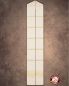 Preview: Priesterstola Beige, Handwebstoff, Streifeneinwebe