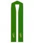 Preview: Stola grün 130 cm lang mit Trauben und Ähren