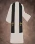 Mobile Preview: Priesterstola mit gestickter Kreuzsymbolik, schwarz
