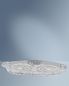 Preview: Messkännchentablett 24 x 12,5 cm oval, aus faccetiertem Glas