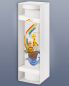 Preview: Taufkerze Arche Noah oval 240mm Regenbogen, Kreuz