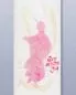 Preview: Taufkerze Schutzengel rosa für Mädchen 225 x 70 mm