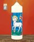 Preview: Osterkerze 165 x 50 mm, Lamm Gottes A+O