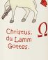 Preview: Osterkerze 165 x 50 mm Christus du Lamm Gottes