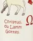 Preview: Osterkerze 165 x 50 mm Christus du Lamm Gottes