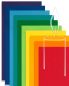 Preview: 10 Wachsplatten 20 x 10 cm Regenbogenfarben sortiert