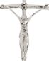 Preview: Vortragekreuz - Papstkreuz 50 x 24 cm versilbert glänzend