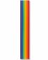 Preview: Rundstreifen 2 x 230 mm Regenbogenfarben Wachs
