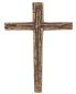 Preview: Wandkreuz 18,5 x 25 cm schlichtes Bronzerelief