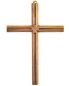 Preview: Bronzekreuz zum Aufhängen, Rillenprofil, 10 × 14 cm