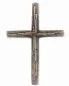 Mobile Preview: Bronze Kreuz mit Stäben 22,5 x 15,5 cm patieniert
