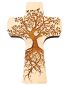 Preview: Wandkreuz aus Zirbenholz "Lebensbaum" 13,5 x 21 cm