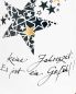 Preview: Poesie-Kerze 140 x 70 mm "Weihnachten" bemalt