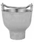 Preview: Tragweihkessel Aluminium 11,5 cm hoch, 12 cm Ø