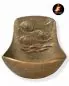 Preview: Weihwasser-Wandkessel Bronze, "Fische"
