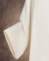 Preview: Mehrzweckalbe 150 cm beige meliert mit Rundkragen