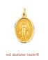 Preview: Wunderbare Medaille 16 mm Anhänger 14 ct Gold 585