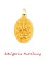 Preview: Wunderbare Medaille 16 mm Anhänger 14 ct Gold 585