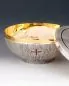 Preview: Ziborium versilbert 14 cm Ø mit IHS