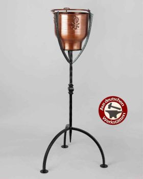 Weihwasserkessel Kupfer mit Ständer 80 cm