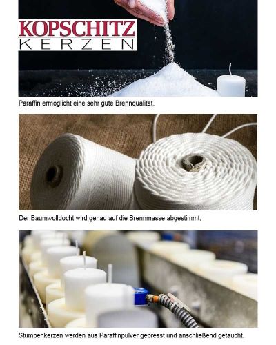 Preview: Osterkerze 600 x 70 mm  "Ich mache alles neu"