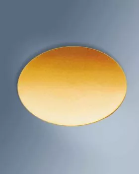 Kelchpatene 14,5 cm Ø Messing vergoldet 1 cm tief