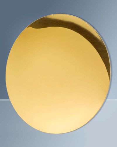 Kelchpatene 14,5 cm Ø Messing vergoldet 1 cm tief