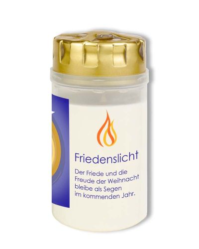 20 Friedenslichter 2,5 Tage goldener Sturmdeckel