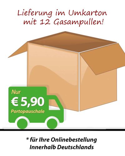 Preview: 12 Gasampullen XXL 300 ml für Gasanzünder 406925