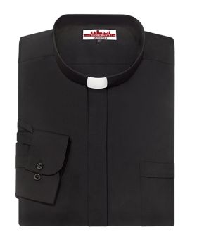 Collarhemd M Oxford Gr. 39/40 schwarz Einzelstück
