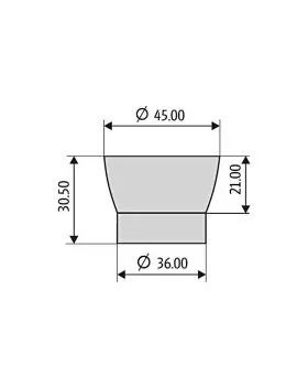 Opferkerzen 45 mm Ø klar 300 Opferlichter 4 Stunden