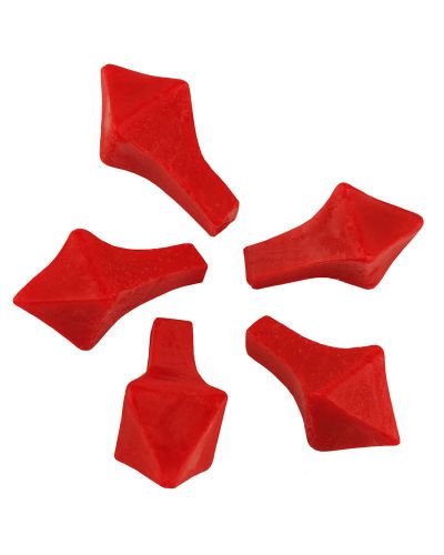 Osterkerze 800 x 80 mm A+O Flammenkreuz mit Nägel