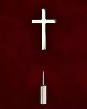 Priesterkreuz aus 925 Silber mit Sicherheitsverschluss