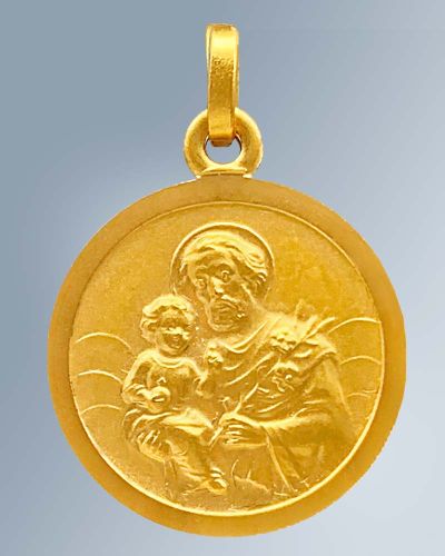 Medaille Josef 12 mm Ø 8 ct Gold 333