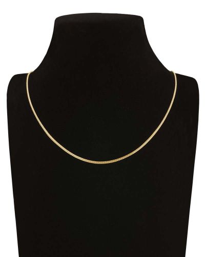 Collier Kette Double Gold PF 45 Länge 40 cm