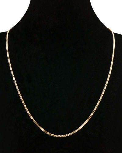 Collier Kette Double Gold PF 45 Länge 50 cm
