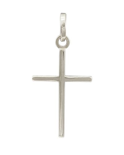 Kreuz Anhänger konisch 7 x 10 mm 925 Silber