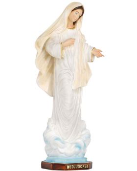 Maria Medjugore 30 cm Figur Resin handkoloriert
