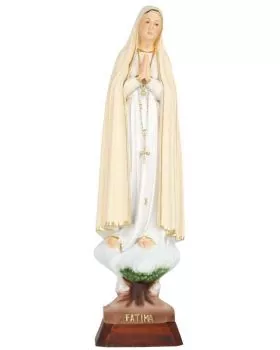 Madonna Fatima 30 cm Figur Resin handkoloriert