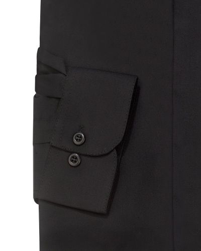 Preview: Collarhemd Langarm XXL Leinen 45 / 46