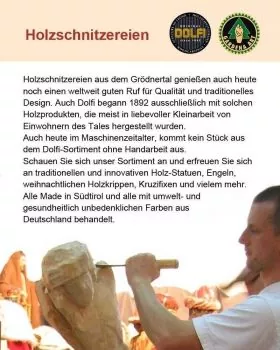 Heiliger Martin mit Bettler holzgeschnitzt 40 cm koloriert