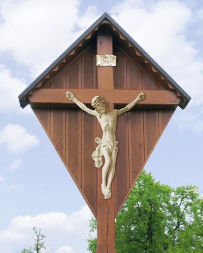 Preview: Christus - Corpus Fiberglas Naturbelassen 120 cm