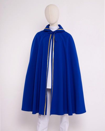 Sternsinger Umhang blau 100% Polyester, 120 cm
