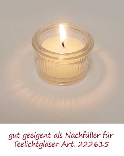 Preview: 100 Teelichter im Karton 3,8 Ø x 1,6 cm hoch